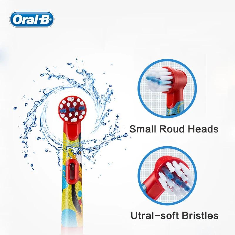 Têtes de brosse de rechange Oral B originales dessin animé pour Oral B enfants brosse à dents électr
