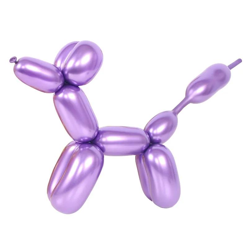 Bande métallique épaissie bande magique ballon métallique Chrome ballons bande de couleurs mélangées