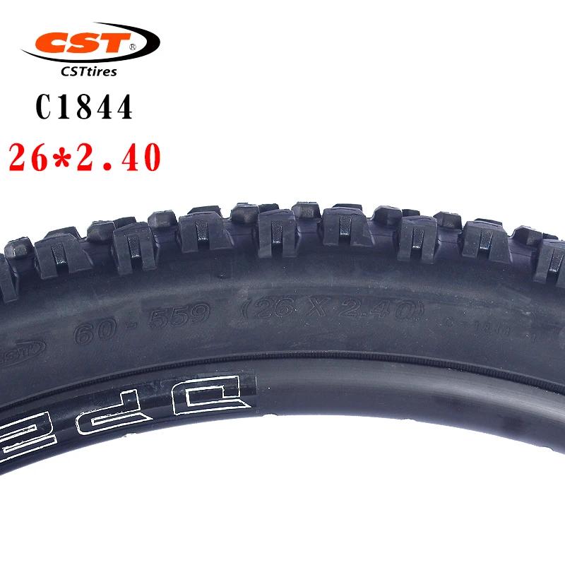Pneu de vélo de montagne CST ROCK HAWK 26 pouces C1844, fil d'acier, 26*2.40 27.5*2.25, pneu VTT ren