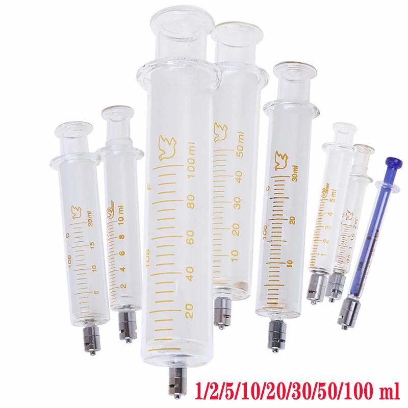 Seringue en verre 1/2/5/10/20/30/50/100 ml avec embout Luer Lock - seringue préremplie en verre boro