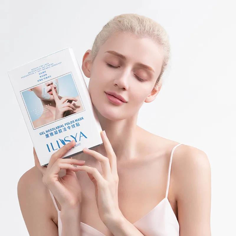 ILISYA-Masque anti-déformable pour les plis nasogéniens, gel anti-âge, autocollants, soins du visage