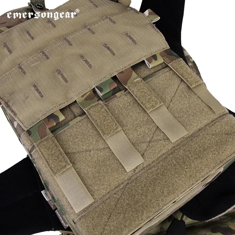 Emersongear porte-plaque adaptatif pour gilet tactique AVS Version lourde système Molle Airsoft chas