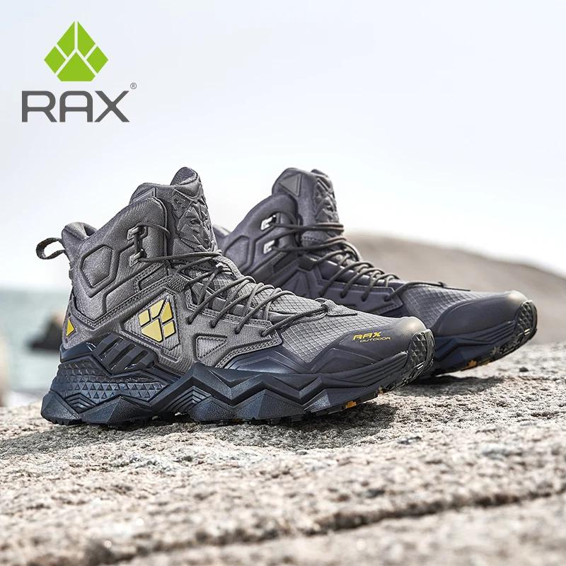 Rax-Chaussures de Randonnée Imperméables pour Homme, Bottes d'Escalade en Plein Air, de Camping, de