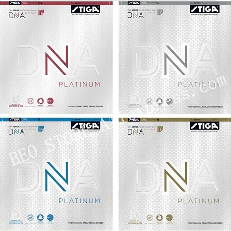 STIGA DNA Platinum M DNA Platinum H/ S/ XH Caoutchouc de tennis de table Pips-in Édition limitée Épo
