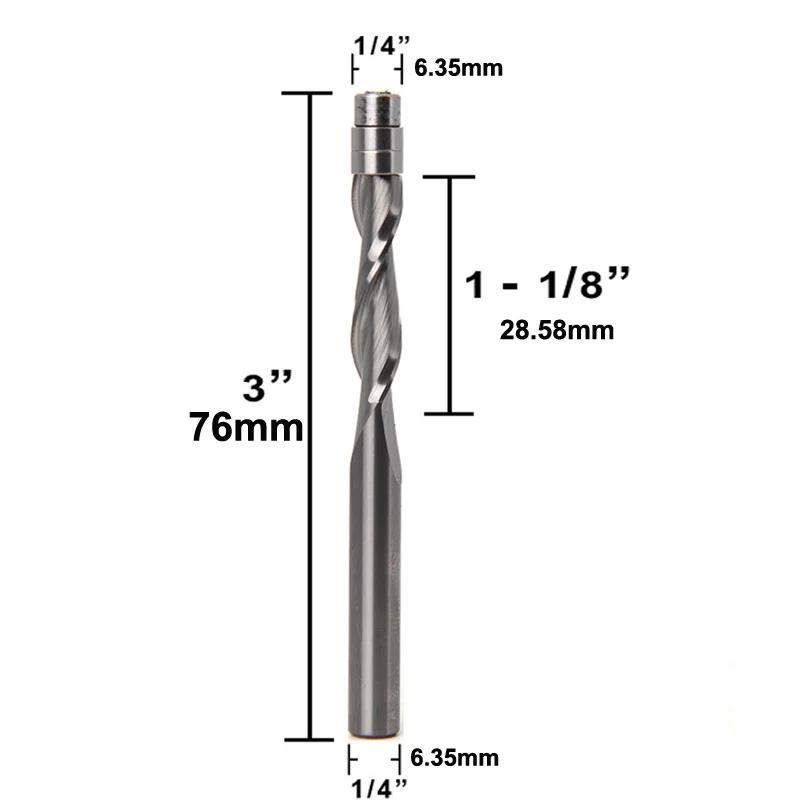 Embouts de routeur CNC pour le travail du bois, fraises pour bois, fraise à pointe en carbure monobl
