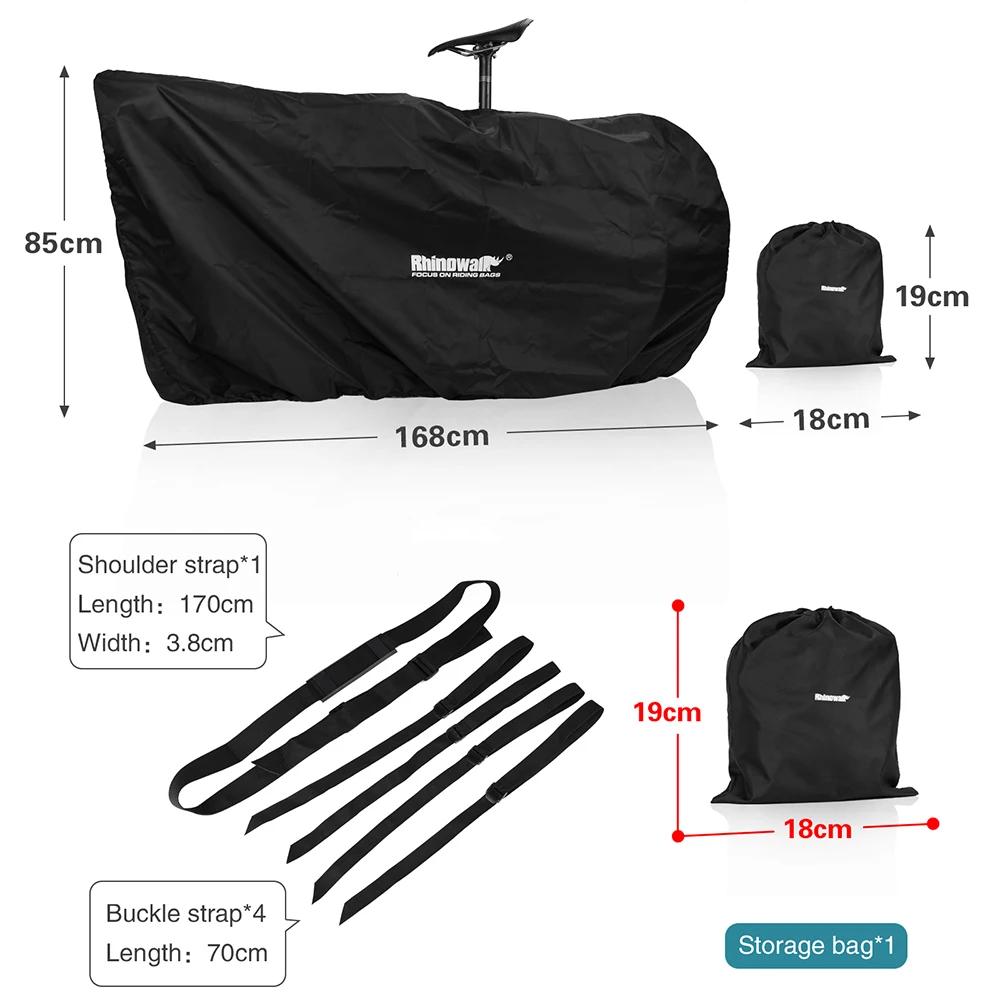 Rhinowalk 2023 VTT sac de transport pour 26-27.5 pouces vélo Portable vtt 700C voyage vélo accessoir
