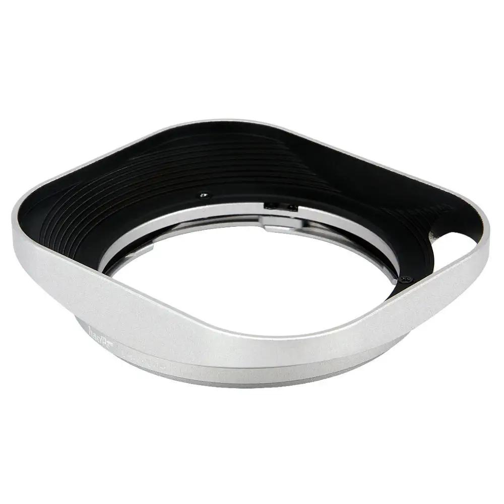Haoge Pare-soleil LH-ZV06P pour conclus Zed'appareils ZM 21mm 25mm 28mm f2.8, 21mm f4.5 Silver Hollo