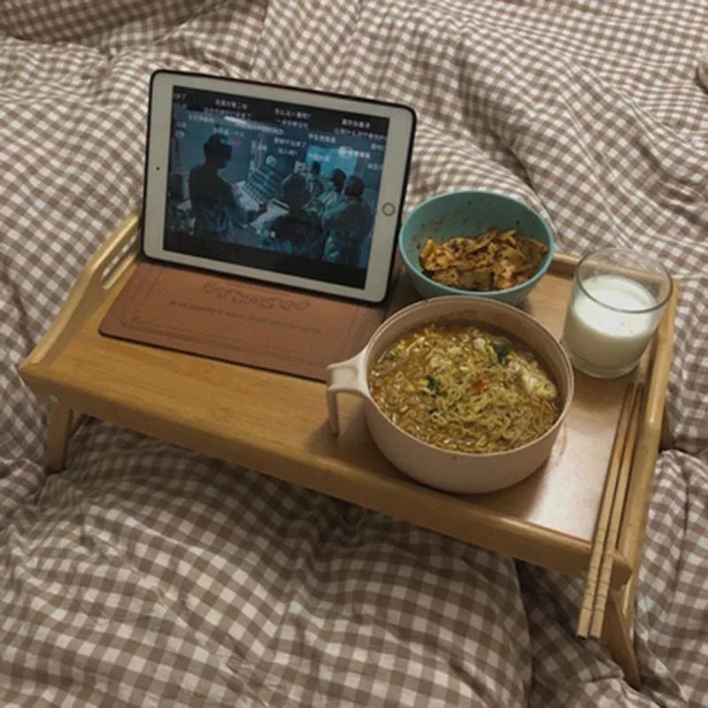 Bureau d'ordinateur, fenêtre, Table de Tatami pliable, support pour ordinateur portable, assiette de