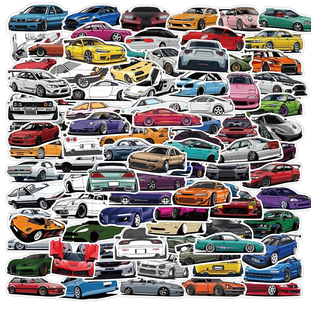 10/30/50/100 pièces JDM rénovation voiture de course Graffiti autocollants ordinateur portable guita