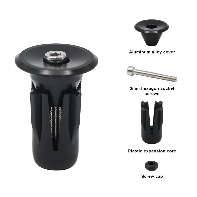 Embout de guidon de poignée de vélo, verrouillage en alliage d'aluminium, poignées de barre de poign