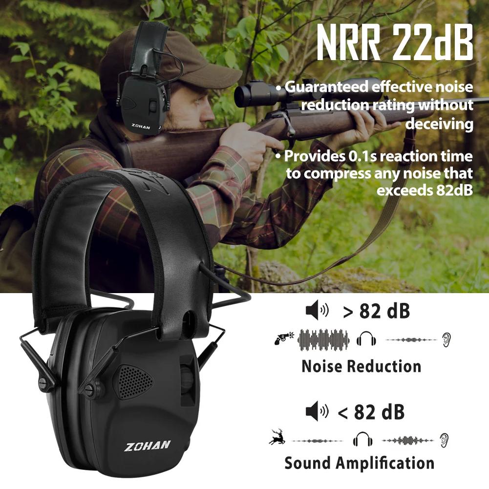 Cache-oreilles de tir électronique, casque tactique, Protection des oreilles, Anti-bruit, pour la ch
