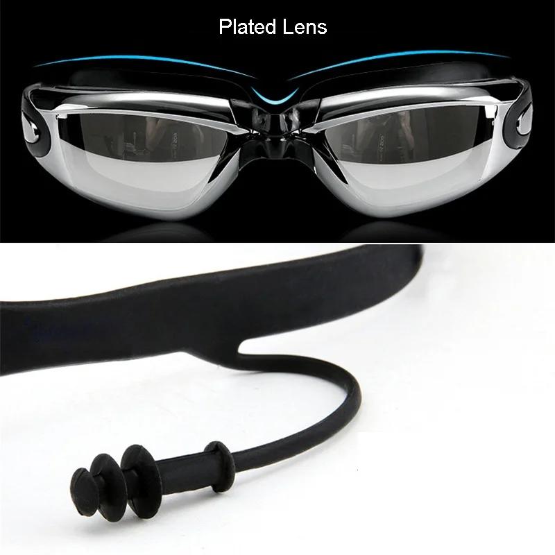 Short de bain imperméable pour hommes, équipement de compétition, lunettes avec bouchon d'oreille, é