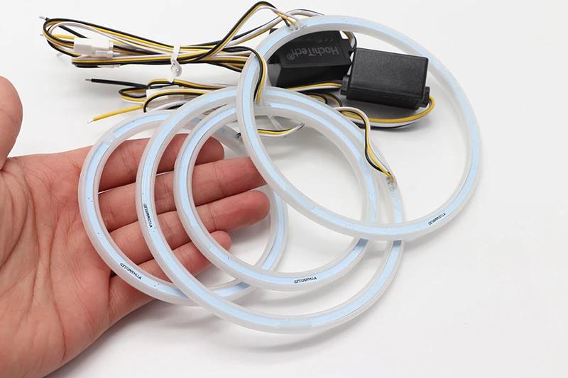Kit d'anneaux œil d'ange LED en coton SMD de haute qualité, accessoires de voiture pour BMW E30 E32