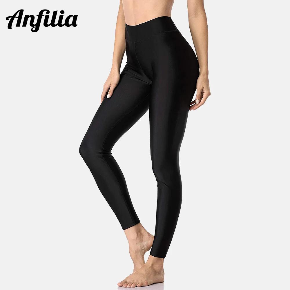 Pantalon natation femme taille haute leggings bain collants maillot intégral sport aquatique