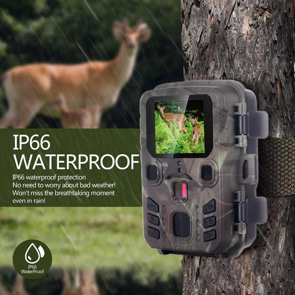 Caméra de chasse 20MP 1080P, caméras de surveillance de la faune en extérieur, vision nocturne, pièg