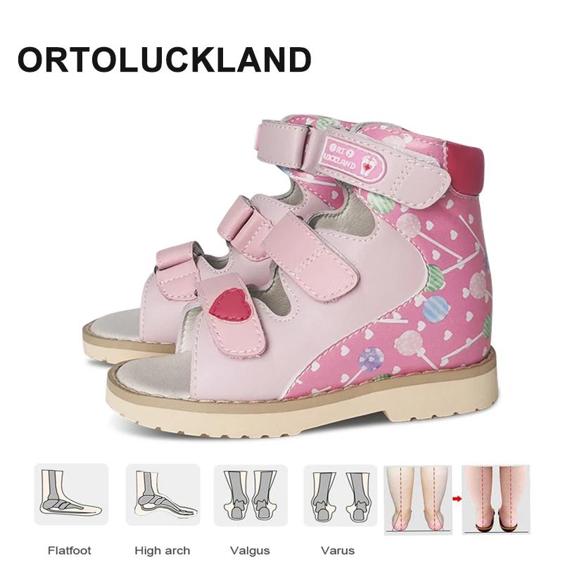Informations sur Uckland-Sandales d'été pour filles, chaussures Orth4WD pour enfants, style coréen,
