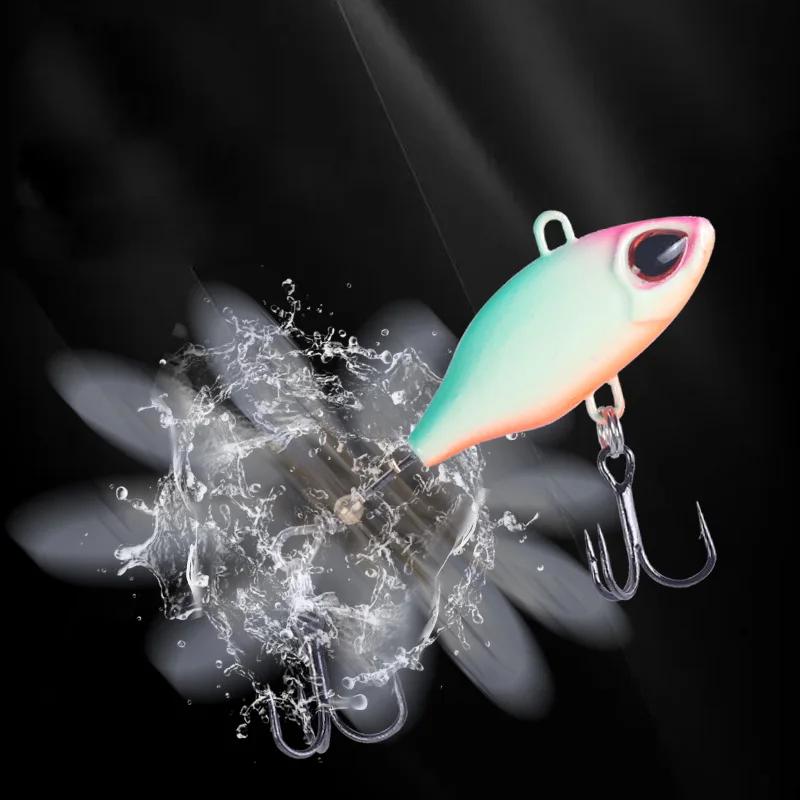 BassLegend – Micro Spinnerbait de pêche, bar, truite, Deracou, Vib, queue vibrante, lame rotative, 8