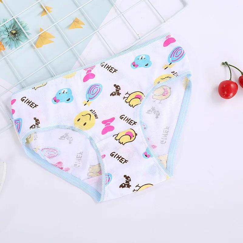 12 pièces/lot culottes en coton filles enfants slips courts sous-vêtements pour enfants enfant dessi
