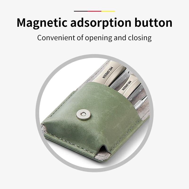 MR.GREEN-Ensemble de manucure portable, ciseaux de qualité, coupe-ongles en acier inoxydable, outil