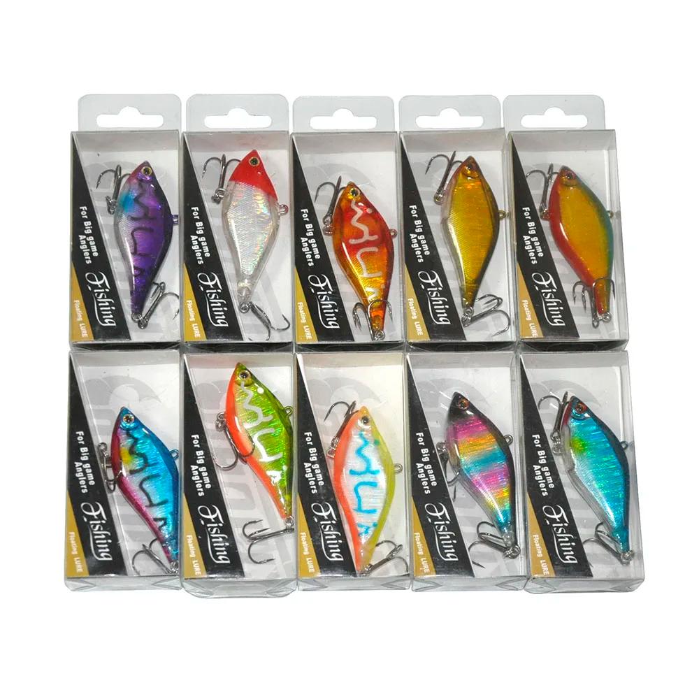 Lot de leurres ménés durs multicolores, matériel de pêche VIP, Popper, 6.5cm, 7cm, 8cm, 9cm, 11cm, 5