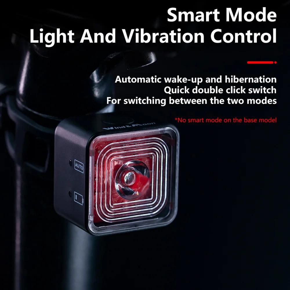 ThinkRider 120 Lumen vélo intelligent frein détection lumière IPX6 LED étanche charge vélo feu arriè
