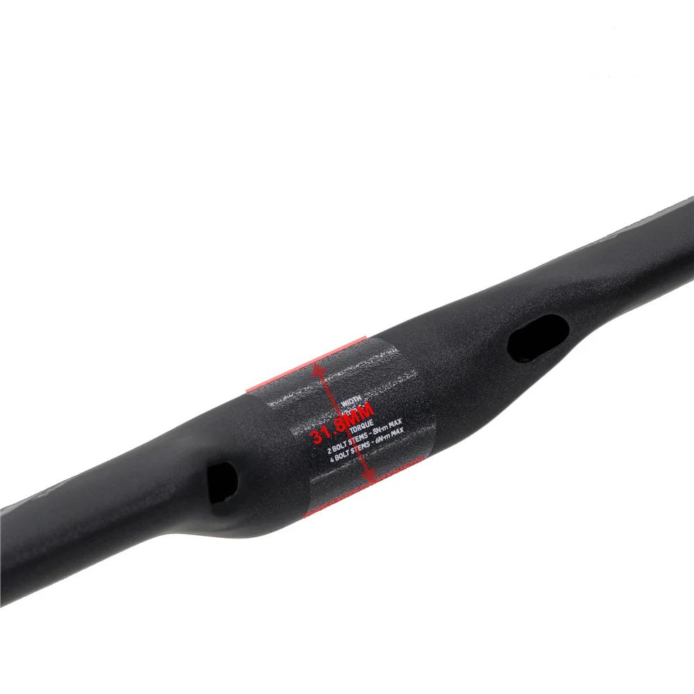 Guidon vélo fibre carbone KOCEVLO - Réduit résistance aérodynamique - Barre pliée renforcée routage intérieur 380-440mm