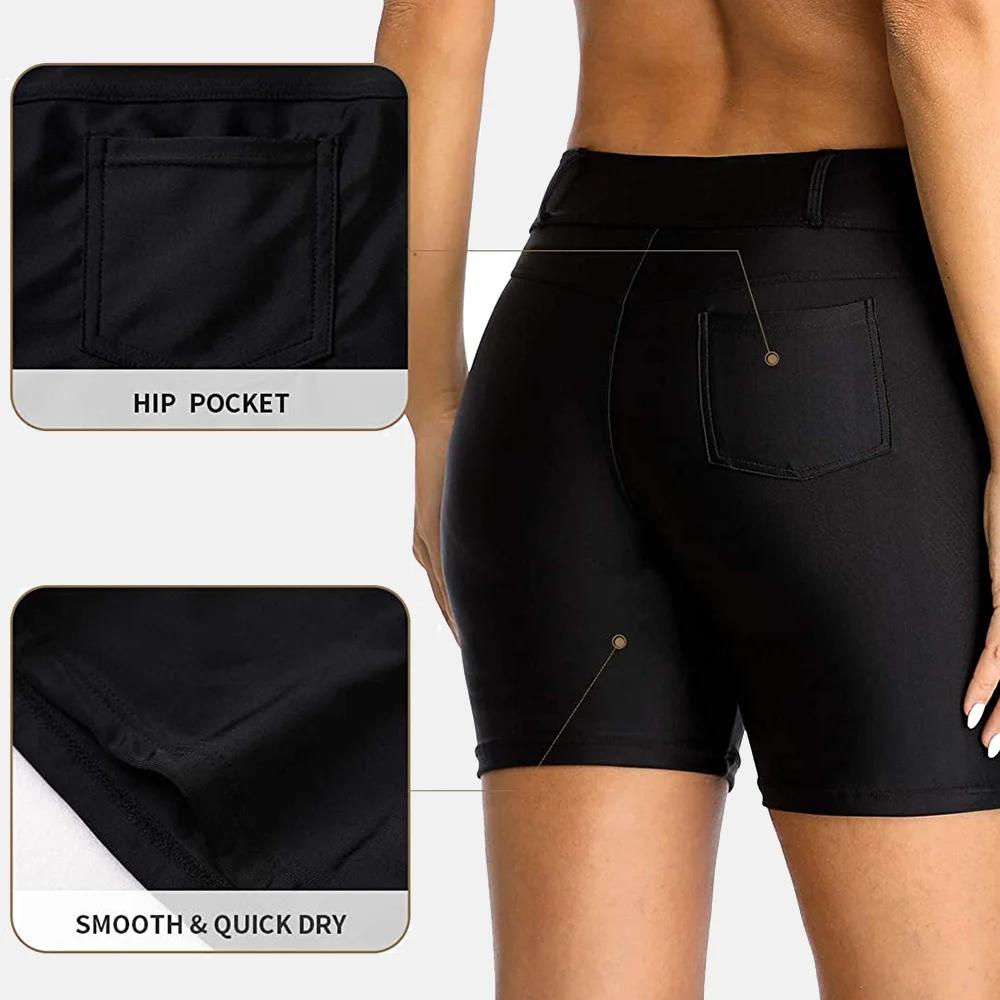 Anfilia-Short de bain pour femme, maillot de bain de plage astronomique, Tankini BoardGoals