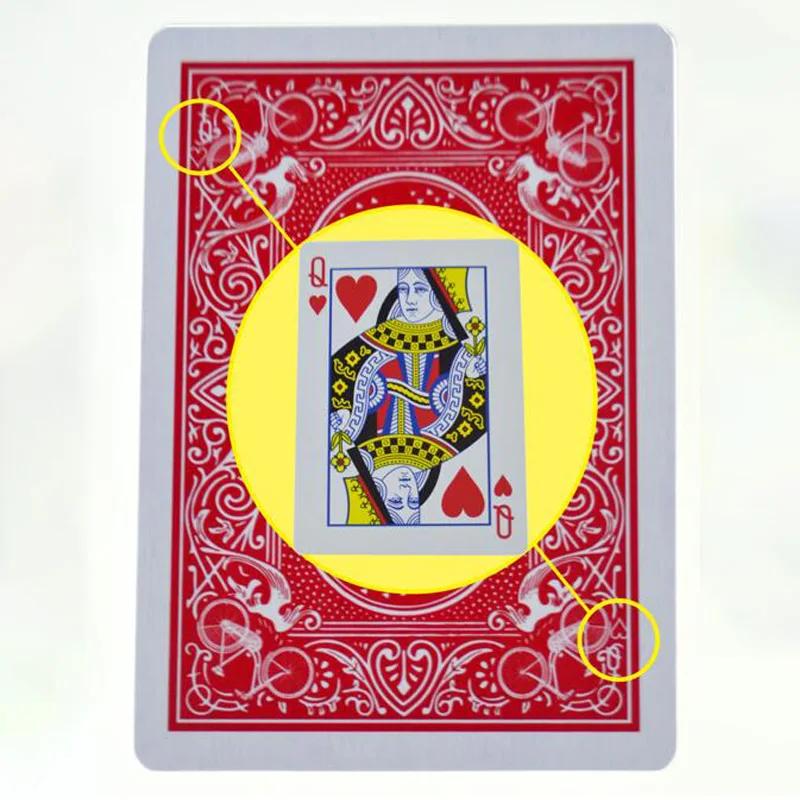 Cartes marquées, jeu de strip-teaseuse, tours de magie, Poker, Magia, gros plan, Illusions de rue, G