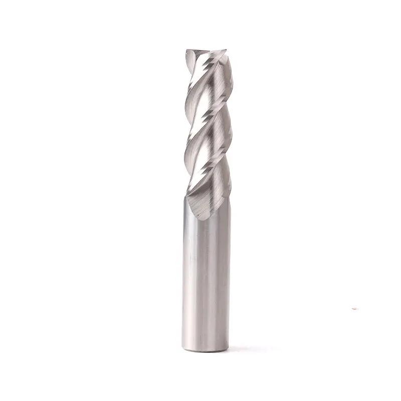 ZGT fraise en aluminium HRC50 3 cannelures aluminium cuivre coupe-bois outils de fraisage 3mm 4mm 6m
