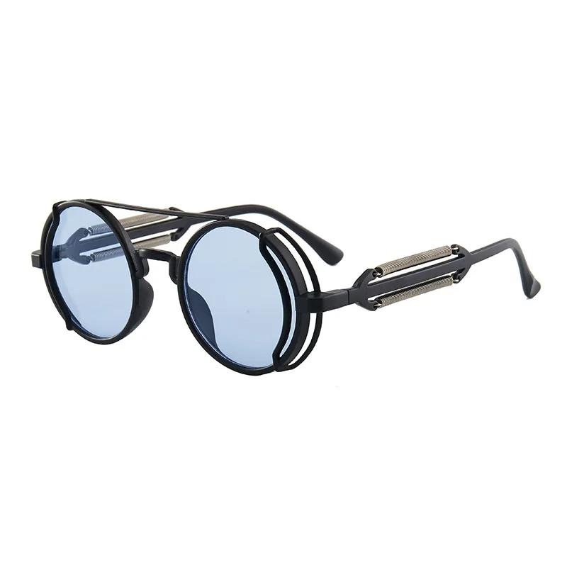 Lunettes de soleil gothiques classiques Steampunk, marque de luxe de styliste, haute qualité pour ho