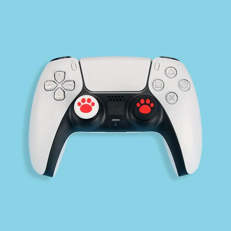 Patte de chat pouce bâton poignée capuchon Joystick housse pour Sony PS5 PS4 PS3 mince Xbox 360/une