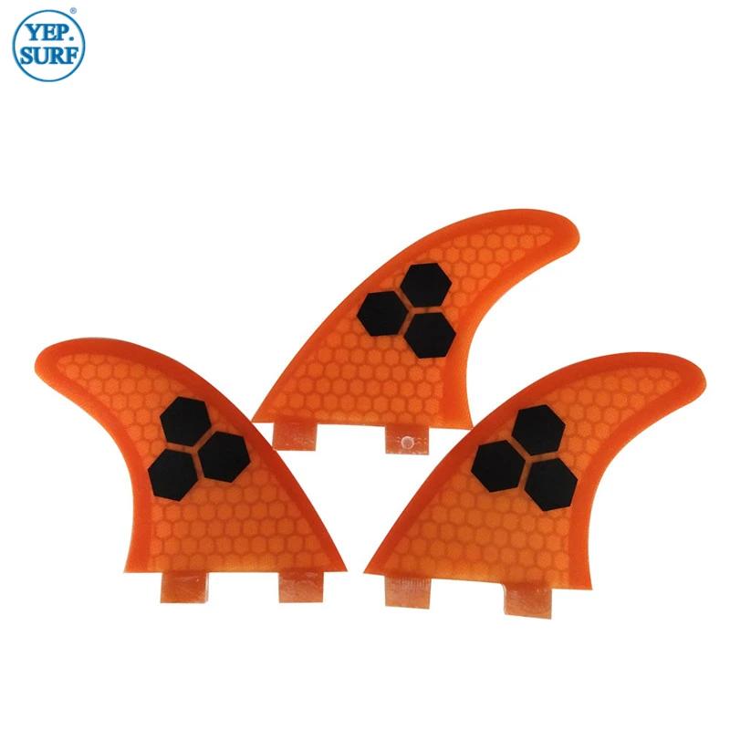 UPSURF-Aileron de surf en accent d'abeille FCS FIN L, ailerons en carbone pour planche de surf, stab