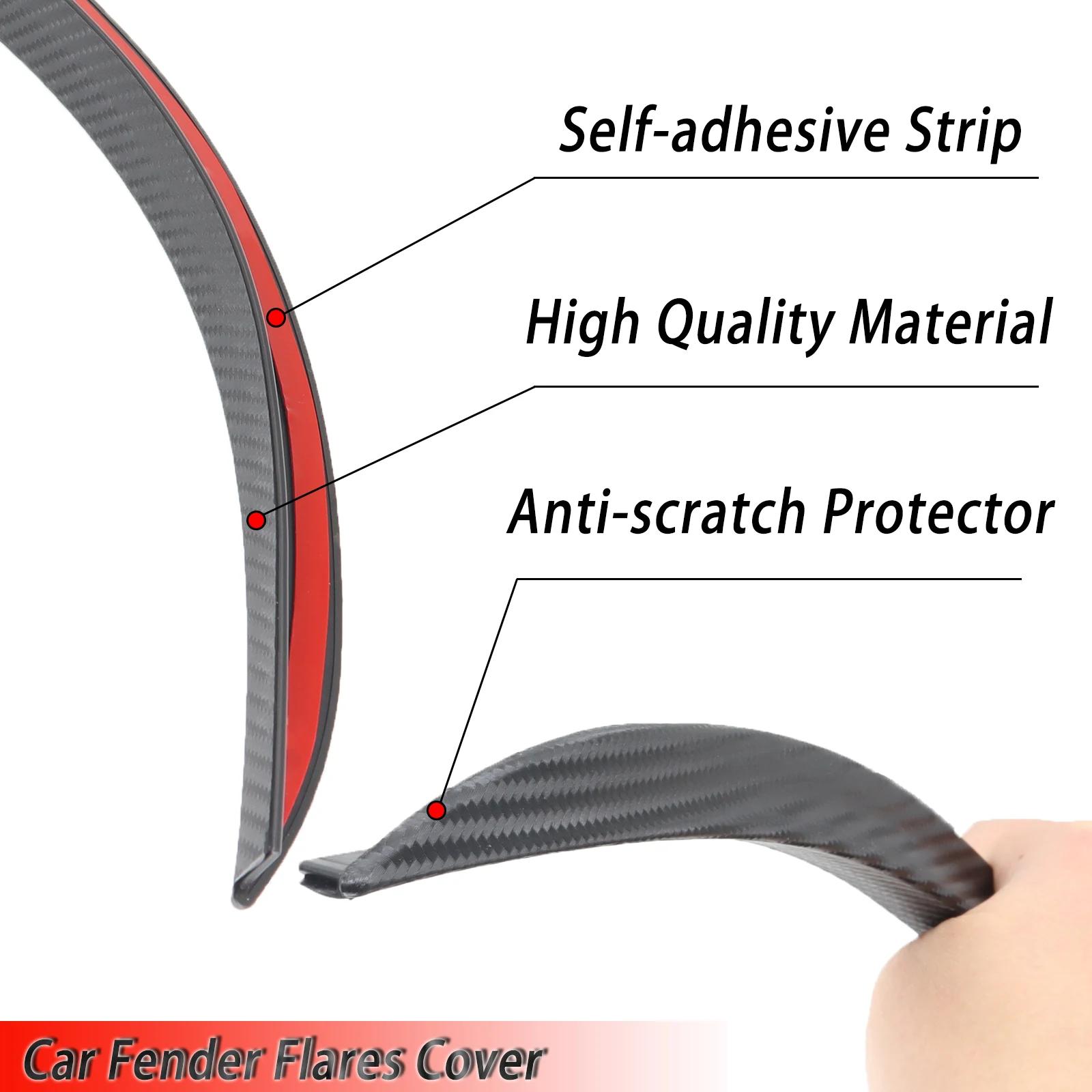 EyebloggArc de roue en fibre de carbone, garde-boue de garniture, bandes de protection Jules, garde-