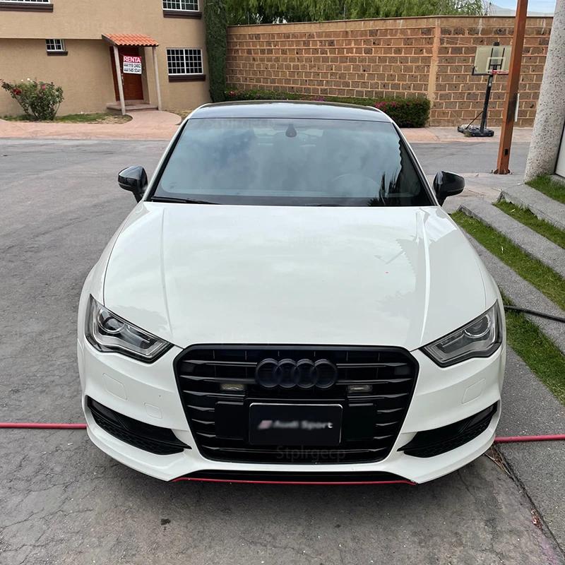 Couvercle de rétroviseur latéral de remplacement, pour Audi A3 S3 8V RS3, bouchons aspect carbone 20
