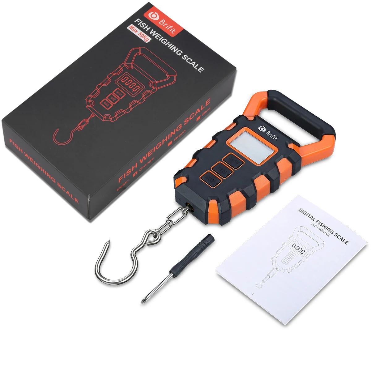 Balance de Pêche Numérique Portable avec Règle, pour Voyage, pour Nourriture, 50kg