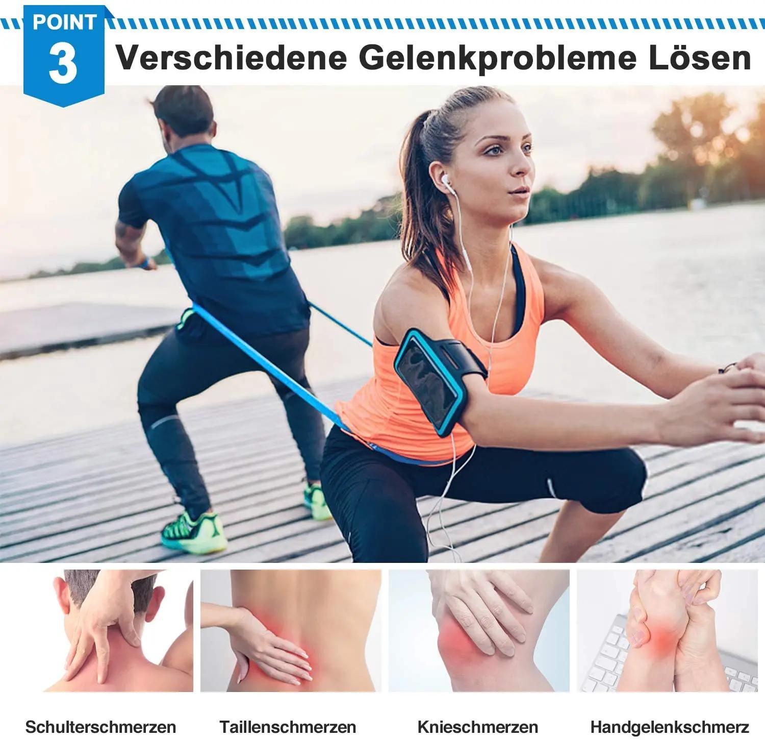 Bandes de fitness élastiques 3 pièces - Équipement de résistance pour yoga, pilates et crossfit