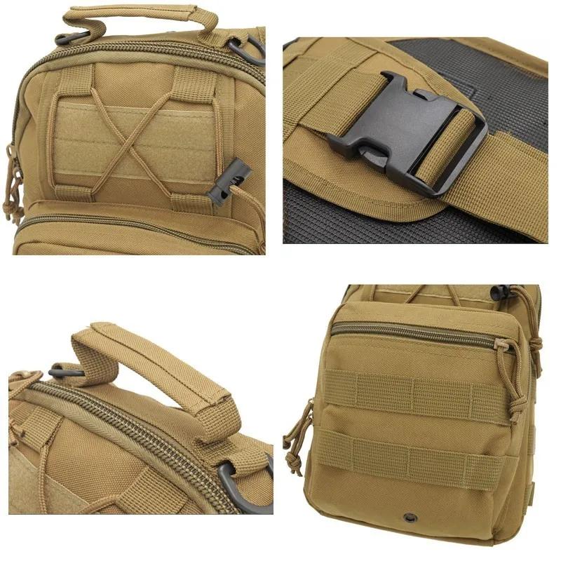 Sac à dos tactique à bandoulière Rover EDC, sac à bandoulière CCW pour l'extérieur, sac de randonnée