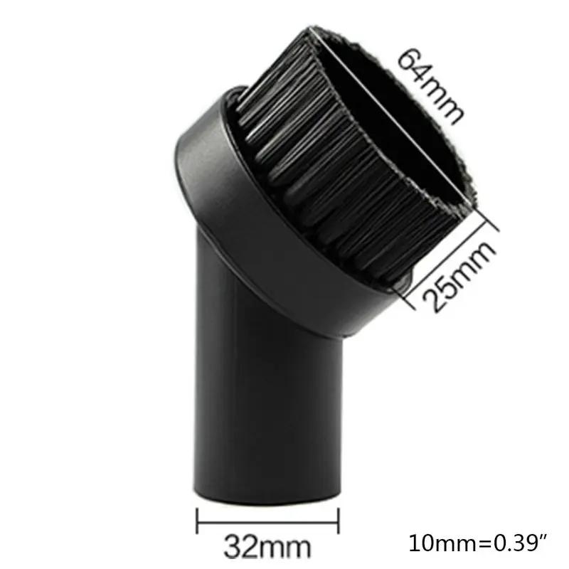Brosse de nettoyage ronde mixte, 32mm, tête d'aspirateur, accessoires, outil