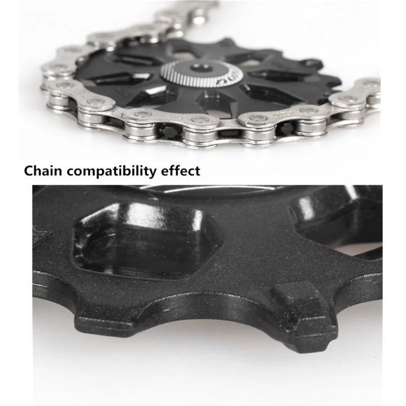 FOVNO 12T 14T 16T jeu de poulies de dérailleur arrière Support de roue de guidage à dents larges et