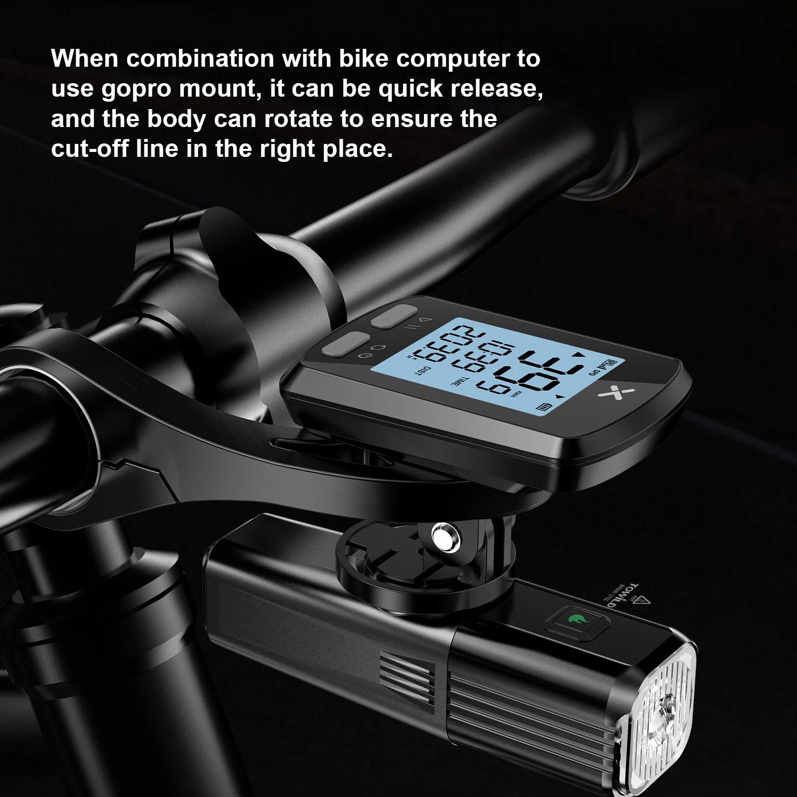 TOWILD – phare de vélo 800 lumens, torche anti-éblouissement, charge USB, équipement de cyclisme, BR