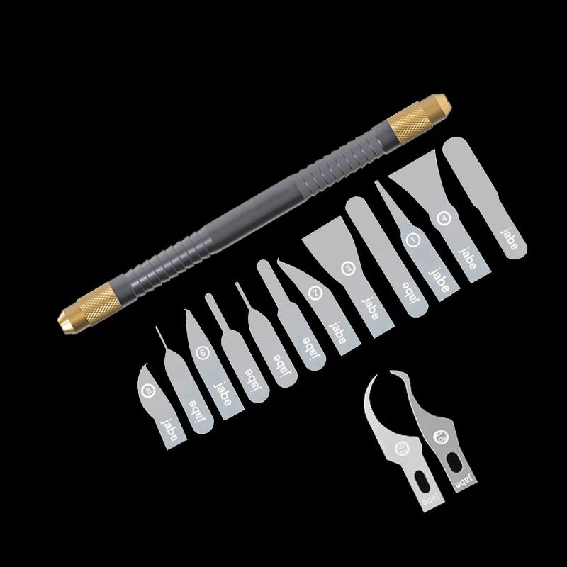 Ensemble d'outils de suppression de bord de CPU pour téléphone portable, réparation de puce IC, lame