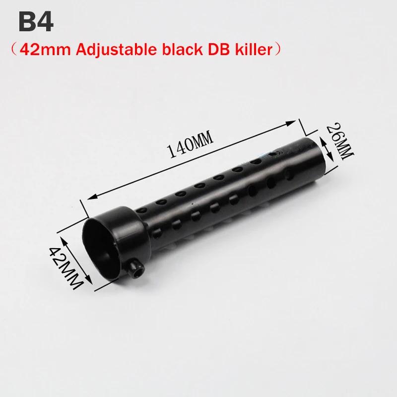 Silencieux d'échappement réglable DB Killer, 35mm 42mm 45mm 48mm 60mm, réduit le bruit, éliminateur
