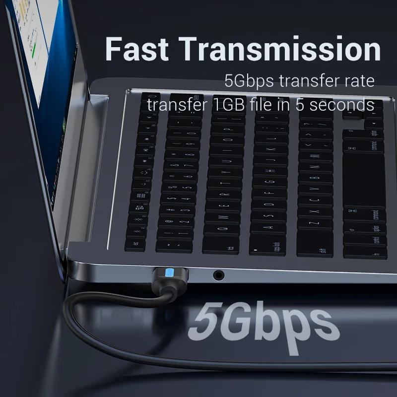 Vention – câble d'extension USB 3.0 mâle vers mâle, 3.0 2.0, pour disque dur, boîtier TV, ordinateur