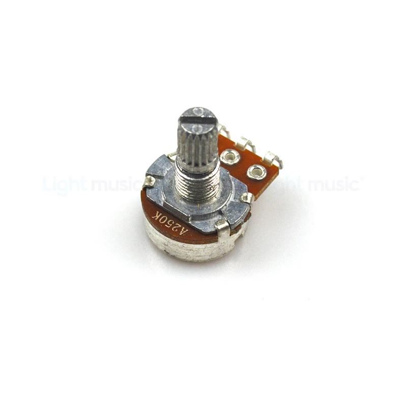 Potentiomètre cannelé pour guitare électrique, 2 pièces, A500K B500K A250K B250K, petit Pot, effet b