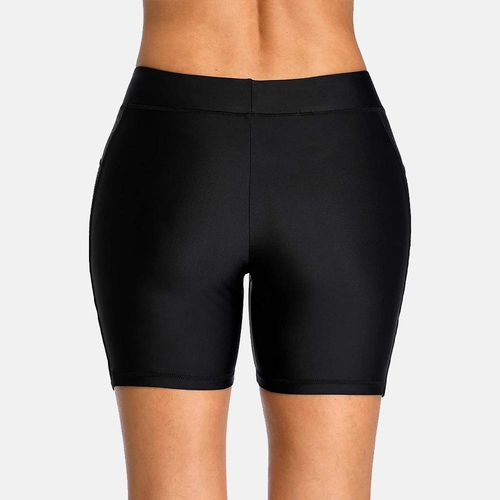 Maillot de bain taille haute Anfilia pour femmes - Dentelle ajourée et short de bain