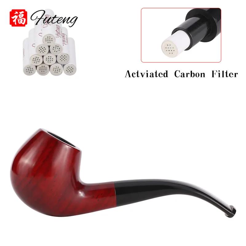 Nouveau Ensemble de tuyaux en bois de santal rouge créatif classique, accessoires, filtre de 9MM, tu