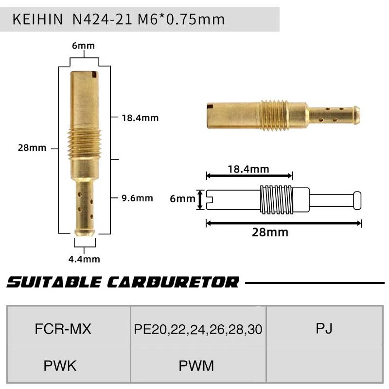 ZSDTRP 20 pièces carburateur principal/lent pilote Jet ensemble de remplacement pour PWK PWM PE 24 2
