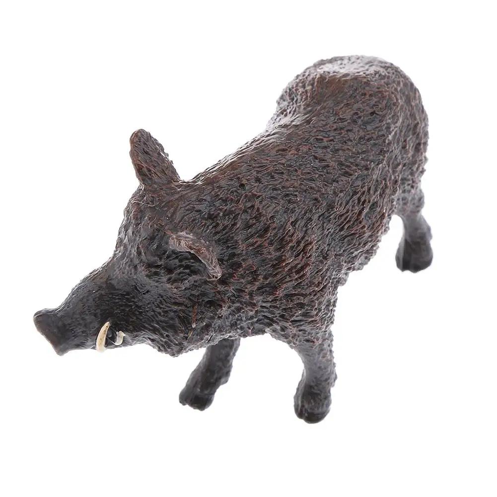 Figurine en PVC de sanglier de la vie sauvage, figurines de jouets, décoration de la maison, 2.8 pou
