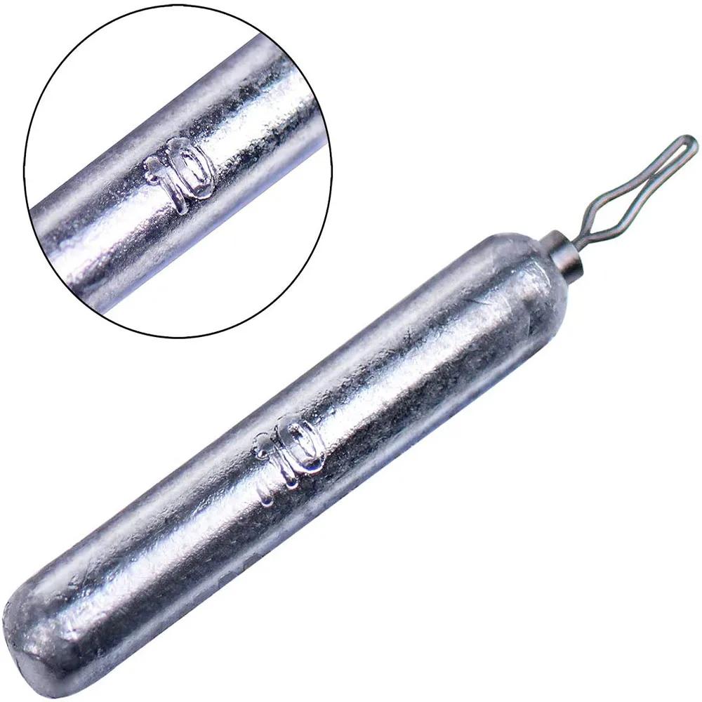 10 pièces plombs de pêche 3.5g 5g 7g 10g 14g 20g plombs de poids de tir de chute accessoires de maté
