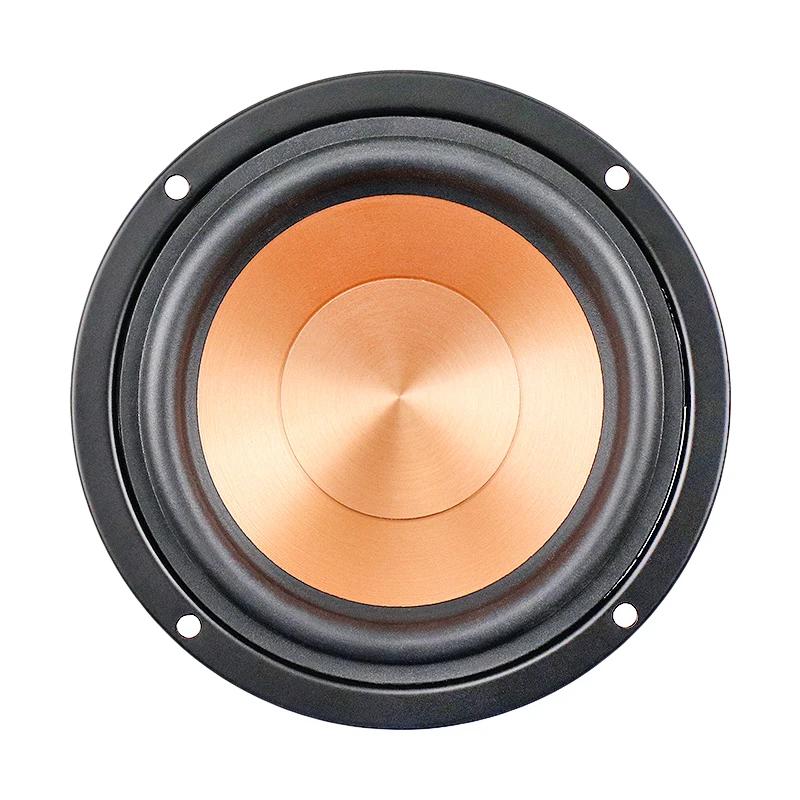 GHXAMP Hifi cône en céramique dorée 4 pouces 116mm Woofer mi-basse haut-parleur 4Ohm 40W bibliothèqu
